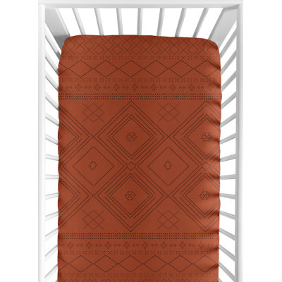 Drap-housse pour lit de bébé Boho Tribal