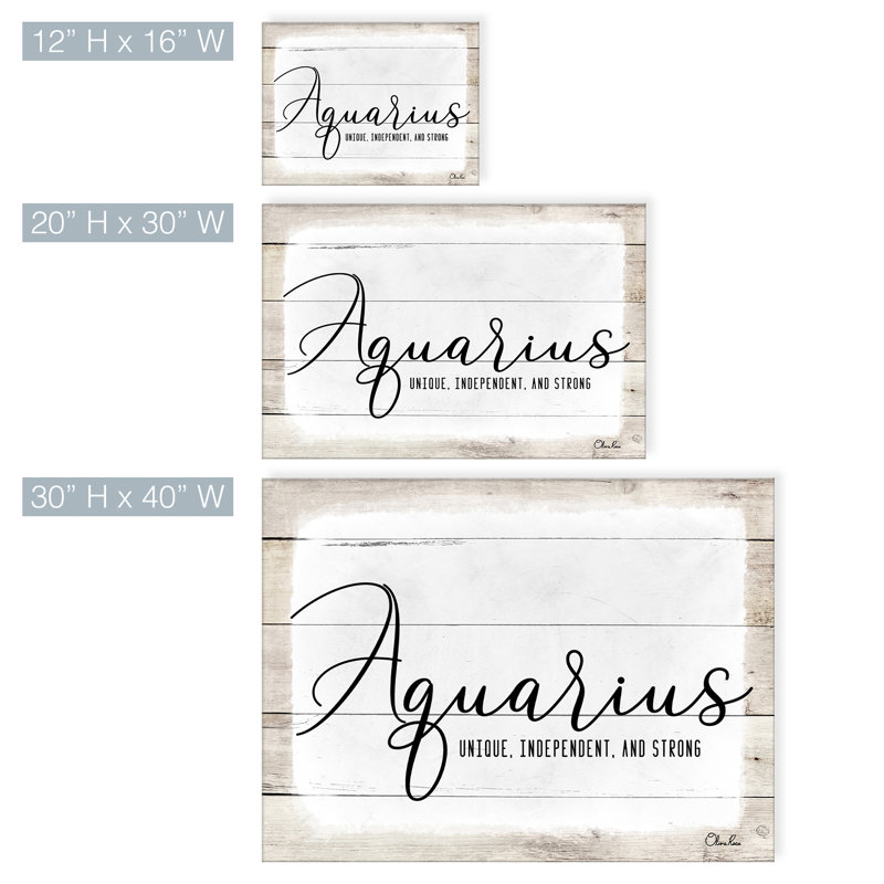 " Aquarius " by Olivia Rose, 30" H x 40" W x 1.5" D
