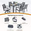 Ensemble de salle à manger d'extérieur 7 pièces Modern Classic
