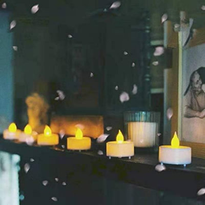 Flameless Tealight Candle with Plastic Holder