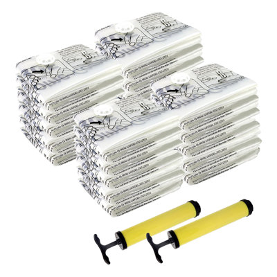 Symple Stuff 20 Vacuum Storage Bags With Pump