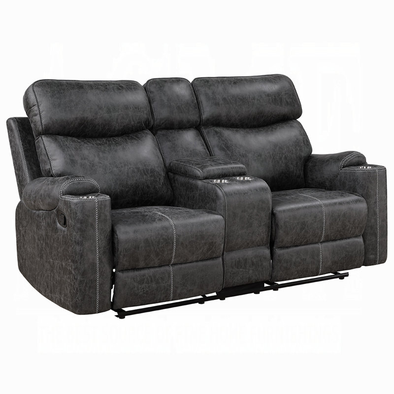Causeuse en microfibre Hirah