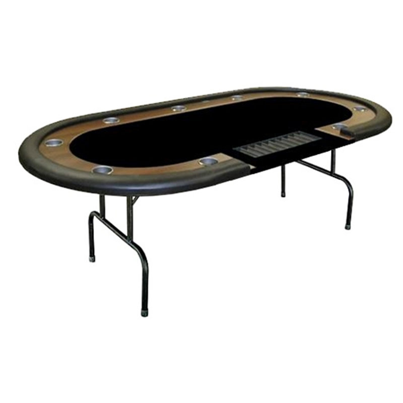 GameRoomDepot 10 - Player Foldable Poker Table, 30" H x 42" W x 84" L