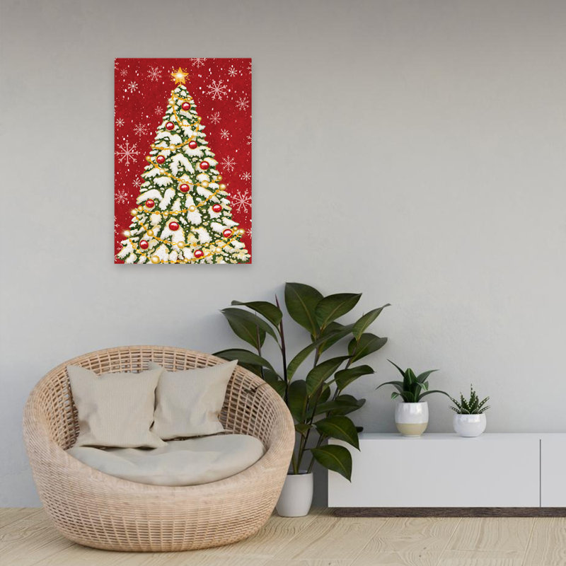 Arbre de Noël Oh, H 16 po x l 24 po