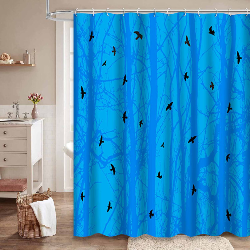 Rideau de douche horizontal horizontal à 12 crochets, L 72 po x l 72 po