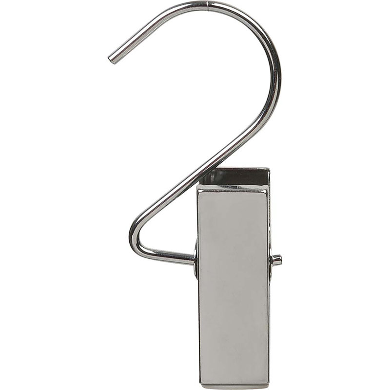 Pince pour accessoires chromée, 50, Chrome
