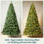 Arbre de Noël artificiel vert pré-éclairé-1396407571