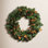 Barrigan Handcrafted Faux Magnolia Metal Wreath