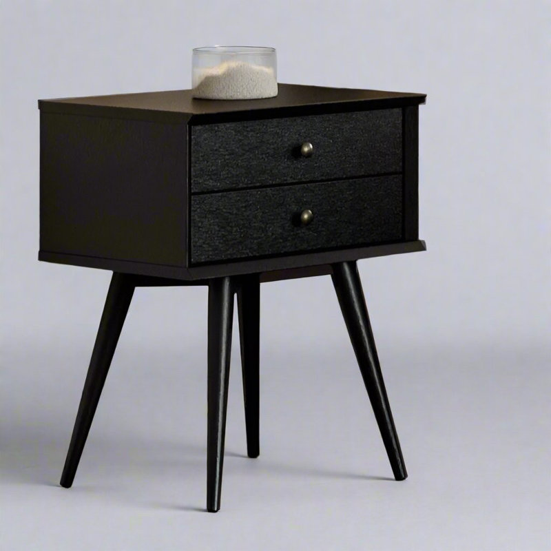 18'' W Nightstand, Black