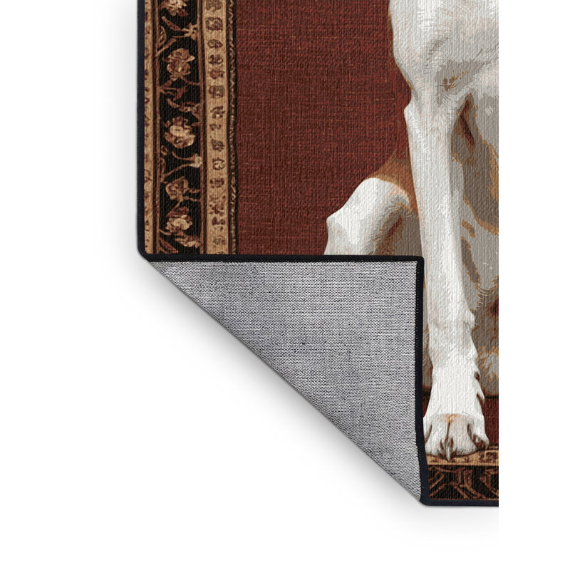  Tapis lavable Ibizan Hound Dogs, Carré 3 pi