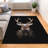 Floral Pattern With Pile Soft Printed Rug Creating a Cozy Atmosphere in Your Living Space-1453152090