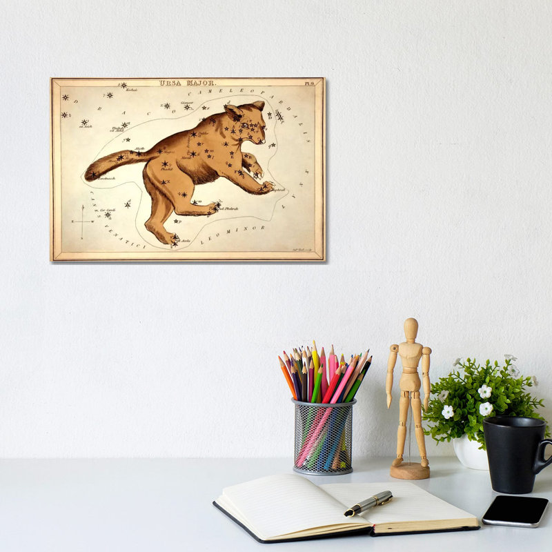 Ursa Major Ll by Sidney Hall - Wrapped Canvas Gallery-Wrapped Canvas Giclée, 20.32 cm H x 30.48 cm W