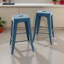 Tabourets de bar en métal Vogue Furniture Direct-125144601-141988136