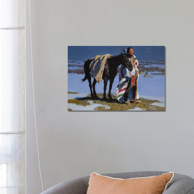 Early Thaw by David Mann - Wrapped Canvas Painting