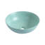 Lavabo de salle de bain circulaire en céramique 16,1 po Elegance Plexi Home-98249119