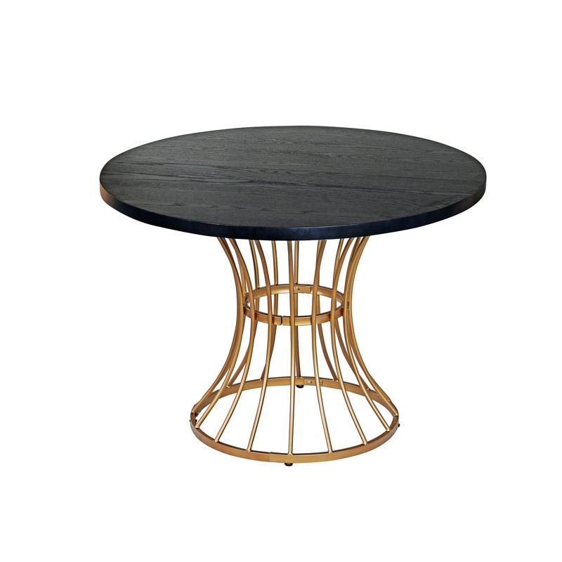 Round Dining Table with Pedestal Base
