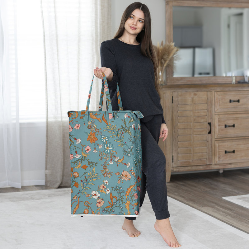 Panier à linge pliable Boho Floral Wildflower