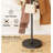 Heavy Duty Coat Rack Freestanding With Stable Wood Base Modern Black Coat Tree With 12 Hooks Adjustable Coats Hanger Stand Stylish Standing Clothes Tree For Entryway Bedroom Corner Hall