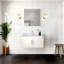 Meuble-lavabo de salle de bain 36 po X P 22 po D, plateau en marbre de Carrare et Miroir à DEL-1798048740-1798048746