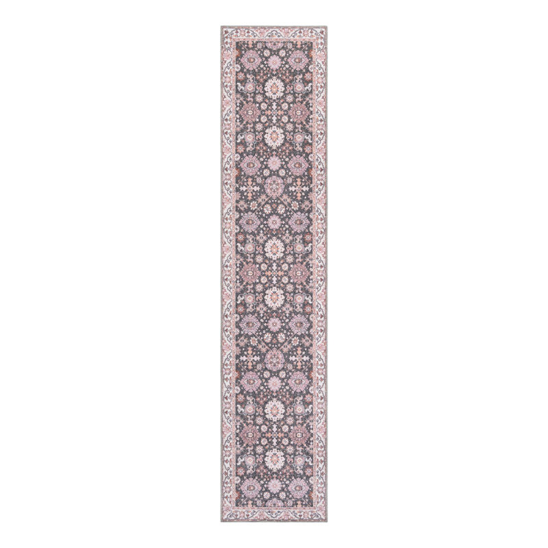 Michella Performance Chenille Floral Indoor Rug, Runner 2'7" x 12'