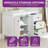 42" Bathroom Vanity With Resin Sink Set-1928050249