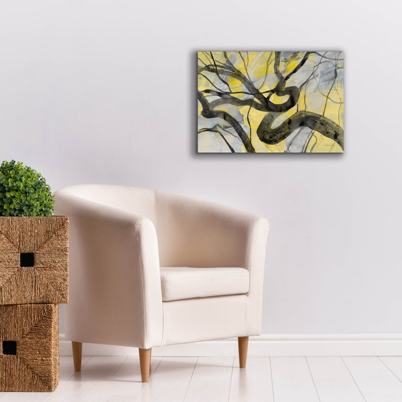 Toile épique Graffiti «Twisted» par Albena Hristova, 26 po x 18 po