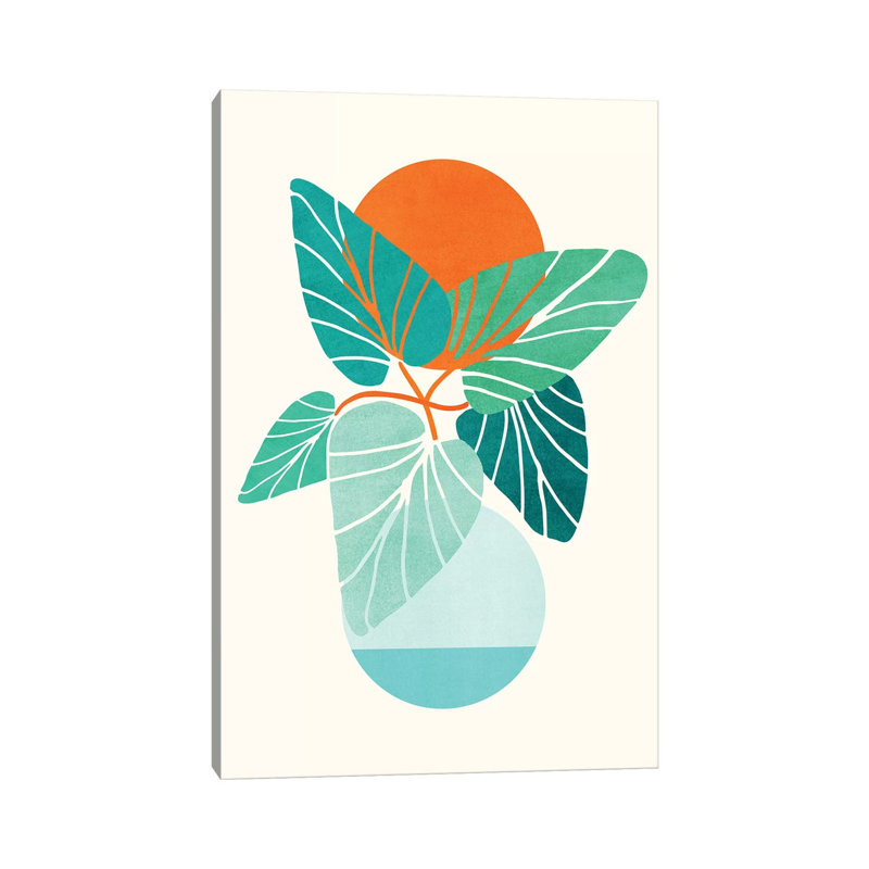 Tropical Life by Modern Tropical - Wrapped Canvas Print, 101.6 cm H x 66.04 cm W x 1.91 cm D