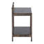Lugo 45 cm W Steel Bedside Table