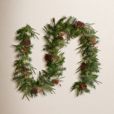 108" Pre-Lit Christmas Garland