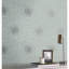 Petite Leaves Floral Metallic Wallpaper Roll-3591371
