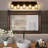Farmhouse Bathroom Vanity Light With Cage Lampshade,Wood Bathroom Light Fixtures Over Mirror,Rustic Bathroom Lighting For Bedroom Living Room Hallway-142547084