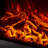 Solid Wood Electric Fireplace-1765364333