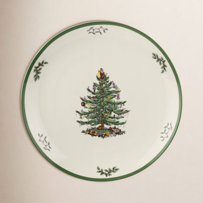 Christmas Tree Round Platter