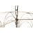 Art Deco Swirled Wire Ceiling Light