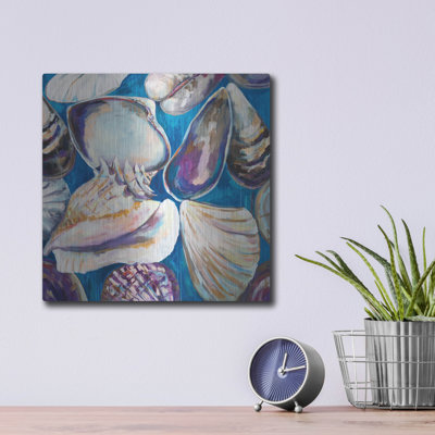 Beachcrest Home™ 'From The Beach' by Jeanette Vertentes Metal Wall Art