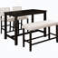 Banc en bois massif Huberte