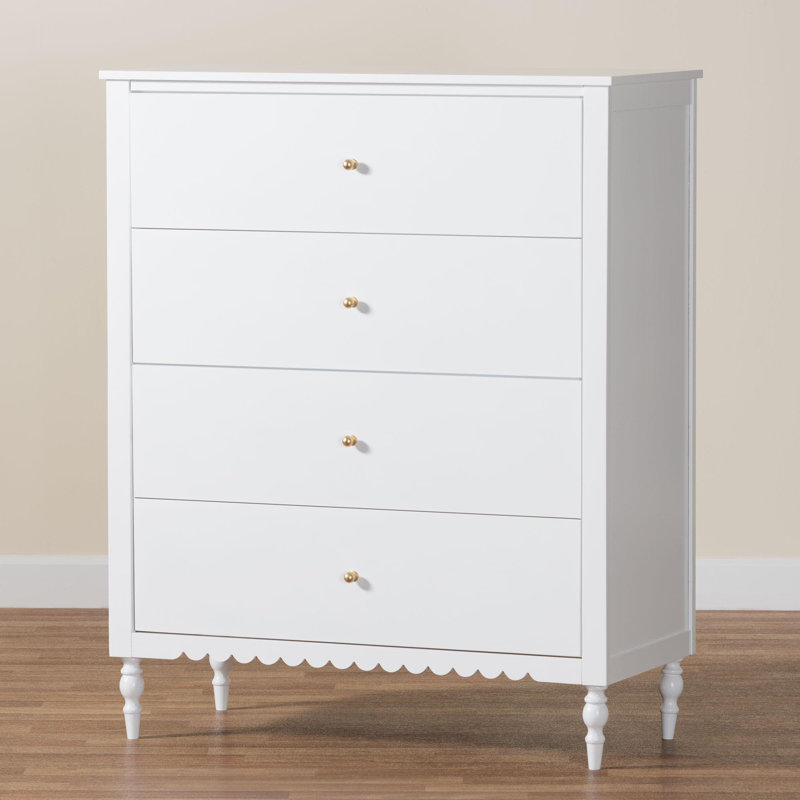 Commode 4 tiroirs Baxton Studio Roni