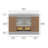 Emlyn 48" Single Bathroom Vanity with 3 Cabinets, 2 Drawers, and Cultured Marble Vanity Top-84758771