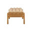 Banc rembourré en lin 56 po 