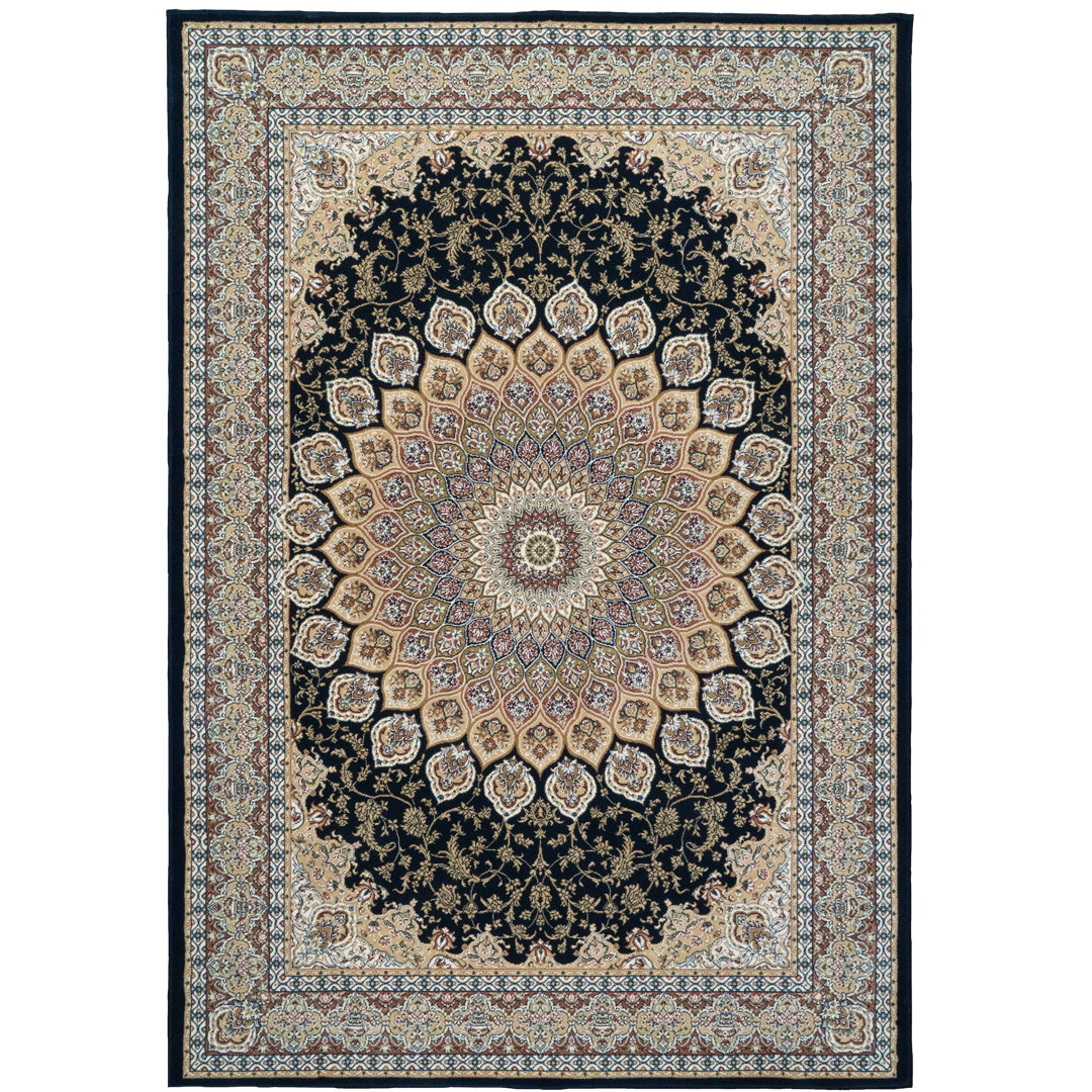 Oriental Navy Area Rug Astoria Grand Rug 