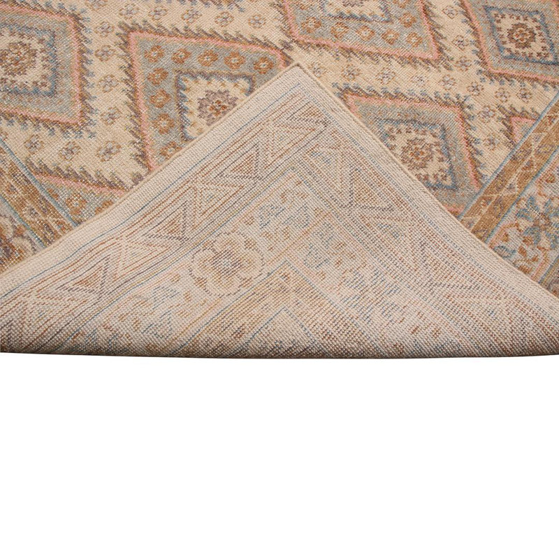 Distressed Homage Hand Knotted Wool Oriental Area Rug, Rectangle 15' x 24'