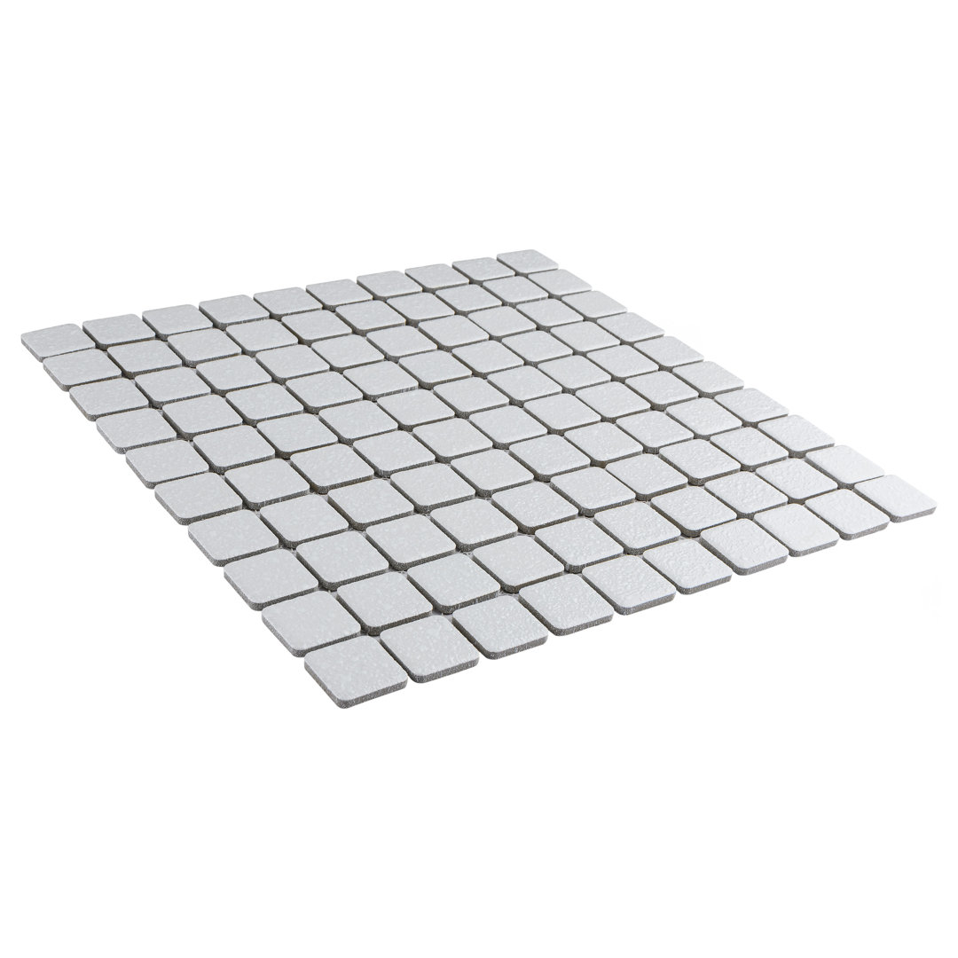 Crystalline Square 12 " x 12 " Porcelain Mosaic Wall & Floor Tile Merola Tile