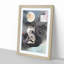 Moon on Musashi Plain by Tsukioka Yoshitoshi - Picture Frame Painting Print-55610345-55610341
