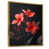 Toile avec cadre flottant or