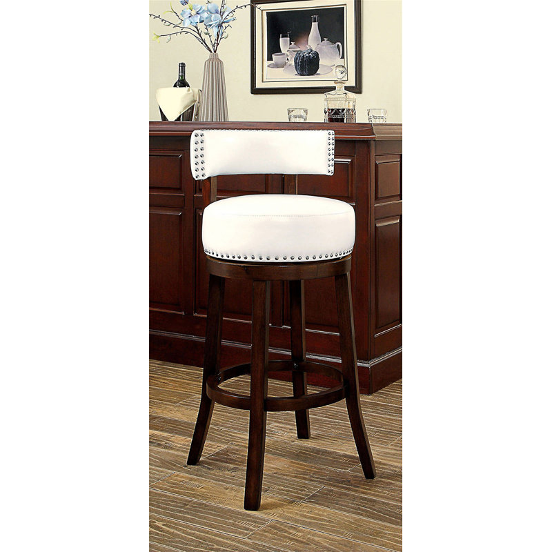 Ensemble de 2 chaises de bar, Tabouret de bar (siège d'une hauteur de 29 po), Blanc