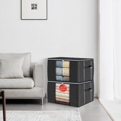 Ensemble de sacs de rangement pliables en tissu