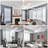65" 8-Blade White Ceiling Fan with Lights and Remote Control, 6-Speed, 3-Color, DC Motor Ceiling Fan for Living Room