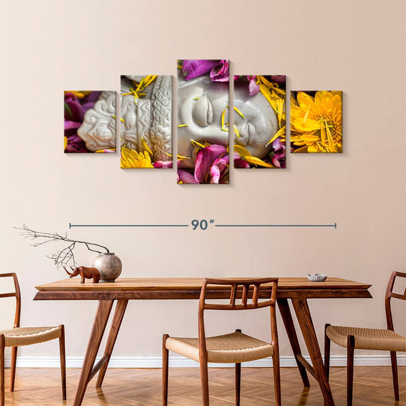 Buddha Head, 42" H x 92" W