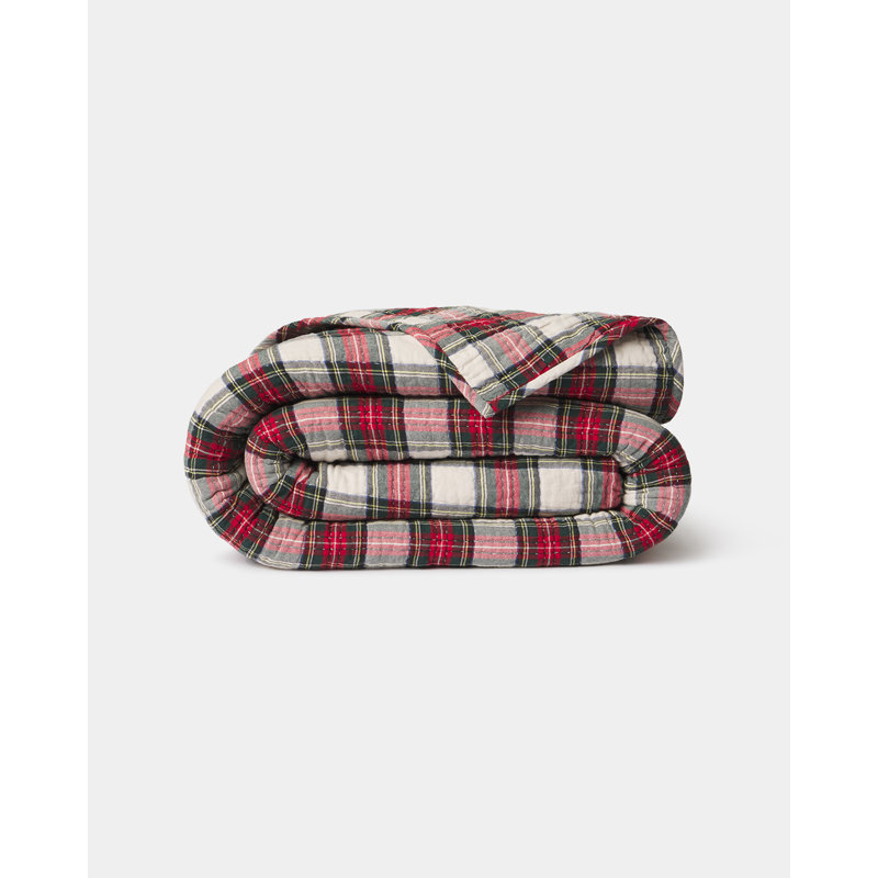 Aberdeen Plaid Cotton Quilt, Twin Quilt