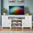 Kavita 70" Vintage Style Media Console TV Console Media Center, Multifunction Sideboard Buffet With Drawers and Power Outlet-233957572-215055318